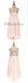 A Line Round Neck Gold Sequins Top Tea-Length Tulle Flower Girls Dresses, FG0120